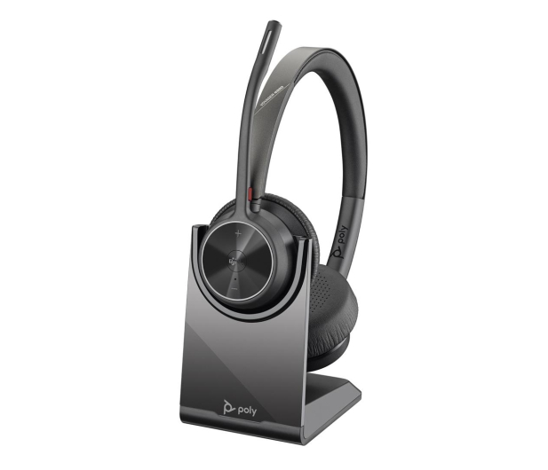 POLY Słuchawki Voyager 4320 Certyfikat MS + adapter BT700 + stacja ładująca77Z00AA - 1232331 - zdjęcie